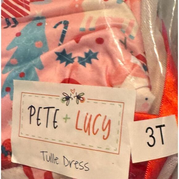 NWT- Pete & Lucy Girls Christmas Nutcracker Tulle Dress Size 3T - Picture 5 of 8